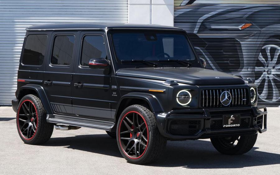 Mercedes-AMG G63 Matte Black on Forgiato Wheels (S202) '2019
